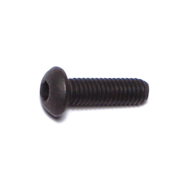 Midwest Fastener M4-0.70 Socket Head Cap Screw, Button, Black Oxide Steel, 14 mm Length, 15 PK 75953 - main